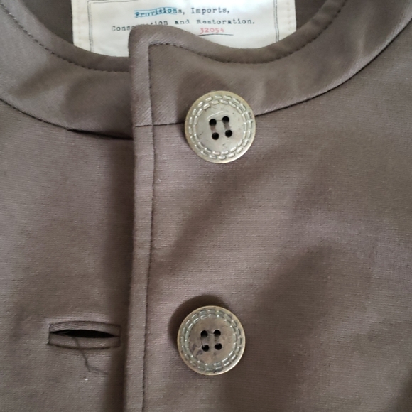 Anthropologie olive green crop jacket - Picture 2 of 6